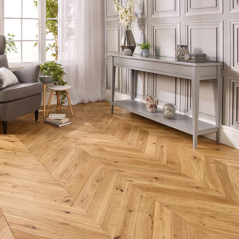 Lusso Palermo Lustrous Oak Chevron Engineered Flooring Lusso Palermo Lustrous Oak Chevron Engineered Flooring