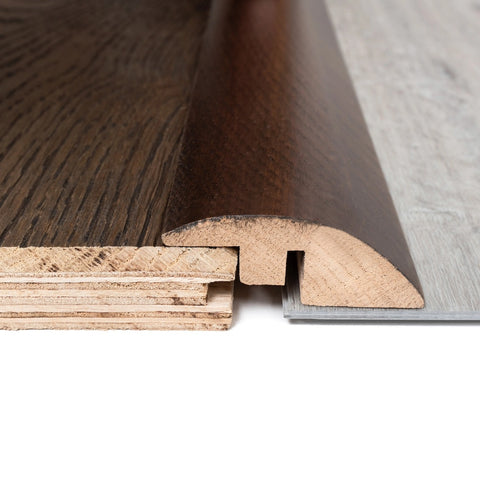 Lusso Chocolate Oak Ramp Profile - SS6 - Available Lengths 900mm & 2700mm Lusso Chocolate Oak Ramp Profile - SS6 - Available Lengths 900mm & 2700mm