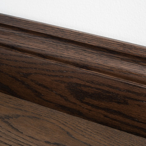 Lusso Chocolate Oak Skirting Board 120 x 20mm - SS6 Lusso Chocolate Oak Skirting Board 120 x 20mm - SS6