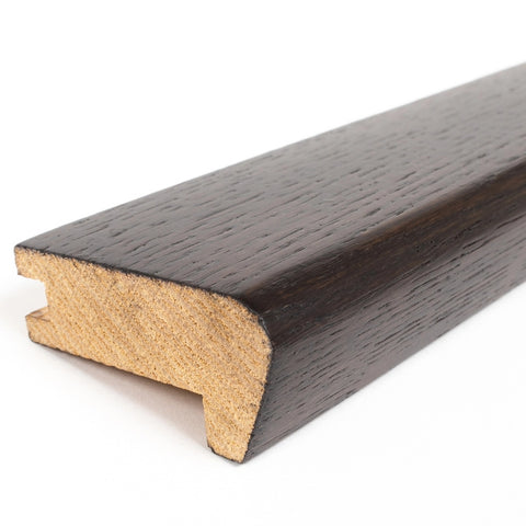 Lusso Chocolate Solid Oak Stair Nosing- SS6 Lusso Chocolate Solid Oak Stair Nosing- SS6