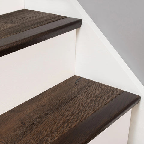 Lusso Chocolate Solid Oak Stair Nosing- SS6 Lusso Chocolate Solid Oak Stair Nosing- SS6