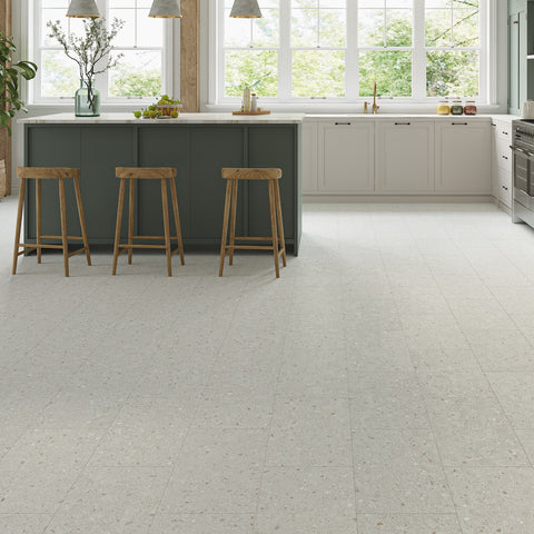 Lusso Brescia Coastal Terrazzo Tile SPC Click Vinyl Flooring Lusso Brescia Coastal Terrazzo Tile SPC Click Vinyl Flooring