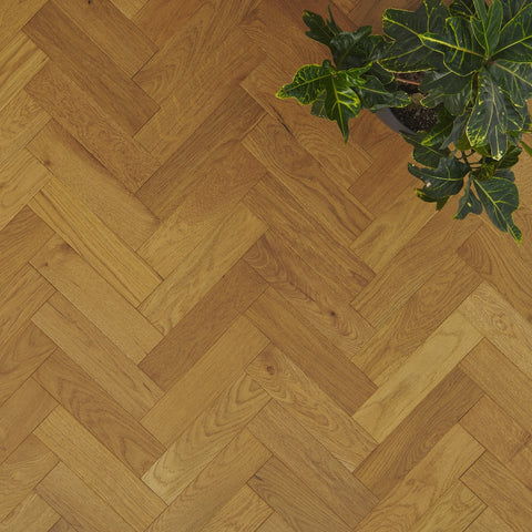 Job Lot - 23 Packs/22.08sqm of Lusso Carrara Luxe Golden Oak Herringbone Engineered Wood Flooring Job Lot - 23 Packs/22.08sqm of Lusso Carrara Luxe Golden Oak Herringbone Engineered Wood Flooring