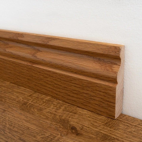 Lusso Golden Oak Skirting Board 95 x 20mm - SS3 Lusso Golden Oak Skirting Board 95 x 20mm - SS3