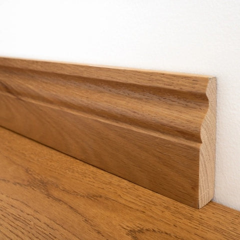Lusso Oiled Oak Skirting Board 95 x 20mm - SS5 Lusso Oiled Oak Skirting Board 95 x 20mm - SS5