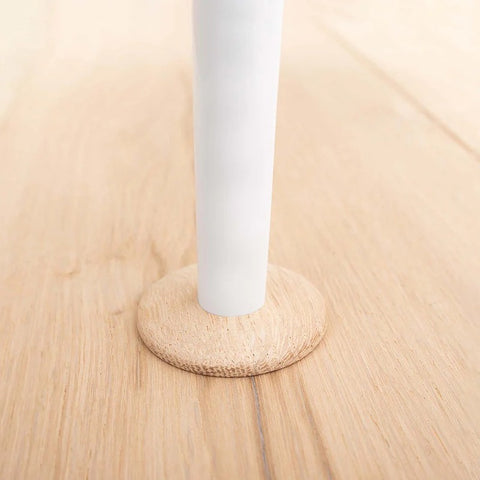 Lusso Unfinished Oak Pipe Covers - Set Of 2 - SS1 Lusso Unfinished Oak Pipe Covers - Set Of 2 - SS1