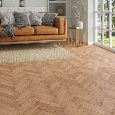 Lusso Venice Worn Oak Herringbone Engineered Wood Flooring Lusso Venice Worn Oak Herringbone Engineered Wood Flooring