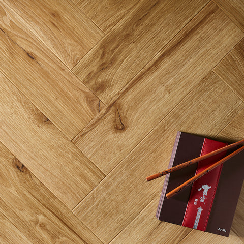 Textures Old English Oak Herringbone TH02 LVT Flooring