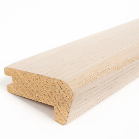 Lusso Whitewashed Solid Oak Stair Nosing - SS7 Lusso Whitewashed Solid Oak Stair Nosing - SS7