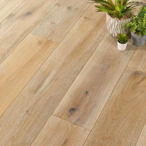Lusso Catania White Brushed Oiled Engineered Oak 190mm Lusso Catania White Brushed Oiled Engineered Oak 190mm