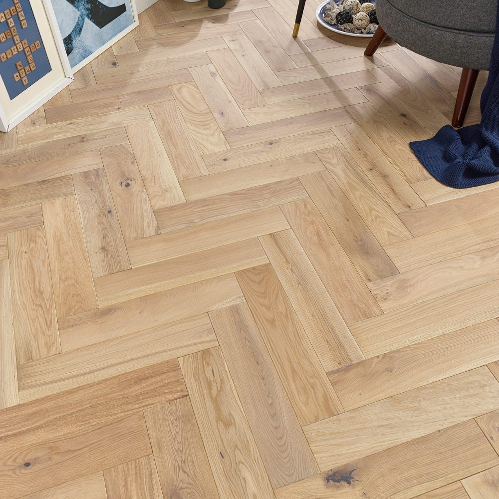 Lusso Rome Herringbone Invisible Oiled Engineered Oak