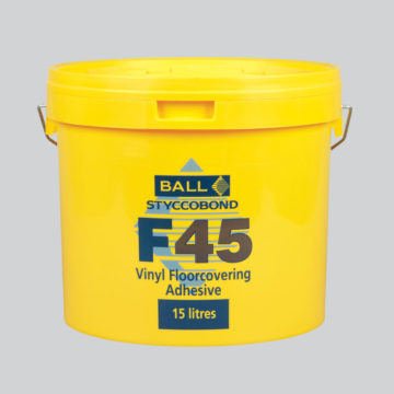 F. Ball Styccobond F45 Vinyl Flooring Adhesive 15L/60m2 F. Ball Styccobond F45 Vinyl Flooring Adhesive 15L/60m2