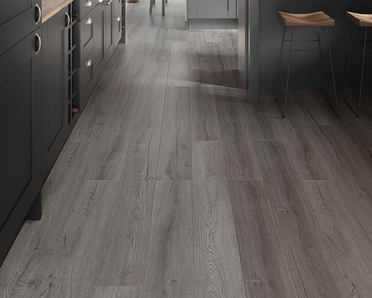 Browse grey laminate flooring available to buy online at discounted prices