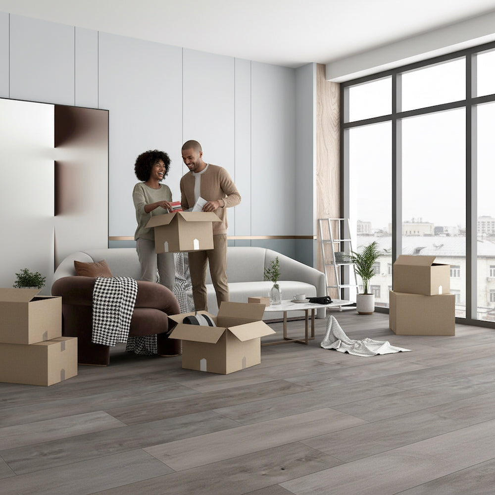Bari Dune Beach Plank Glue Down LVT Vinyl Flooring