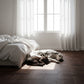Basket Weave LVT Flooring Elements Inspirations Mahogany