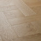 Textures Basket Weave LVT flooring in Blonde Oak