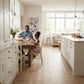 Basket Weave LVT Flooring Textures Blonde Oak