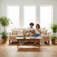 Basket Weave LVT Flooring Textures Cottage Oak