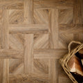 Basket Weave LVT Flooring Textures Distressed Oak