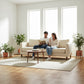Basket Weave LVT Flooring Textures Honey Oak