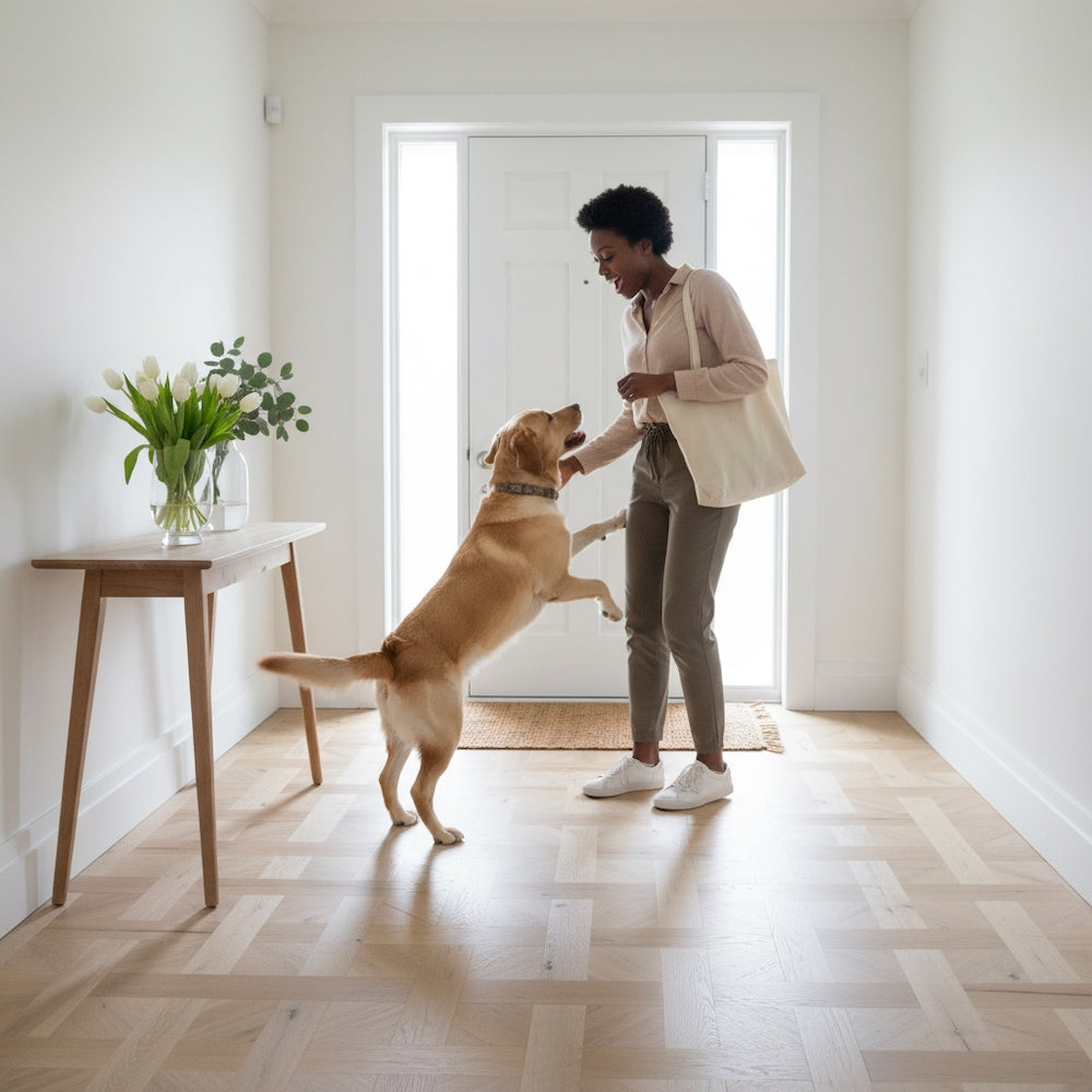 Basket Weave LVT Flooring Textures Sycamore