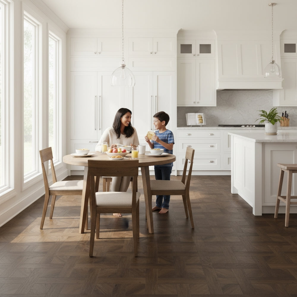 Basket Weave LVT Flooring Textures Tudor Oak