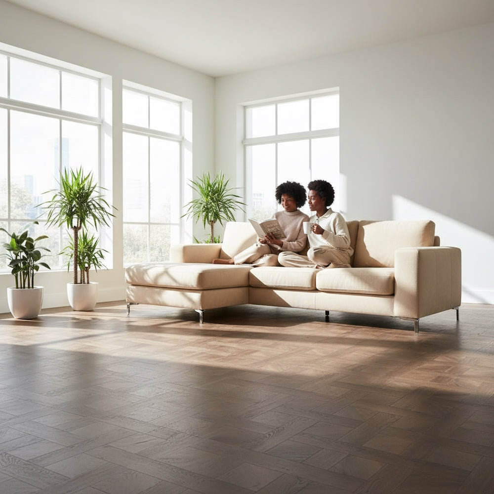 Basket Weave LVT Flooring Textures Tudor Oak