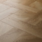 Textures Basket Weave LVT flooring in Washed Oak