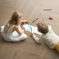 COREtec Naturals Herringbone Lumber LVT Flooring