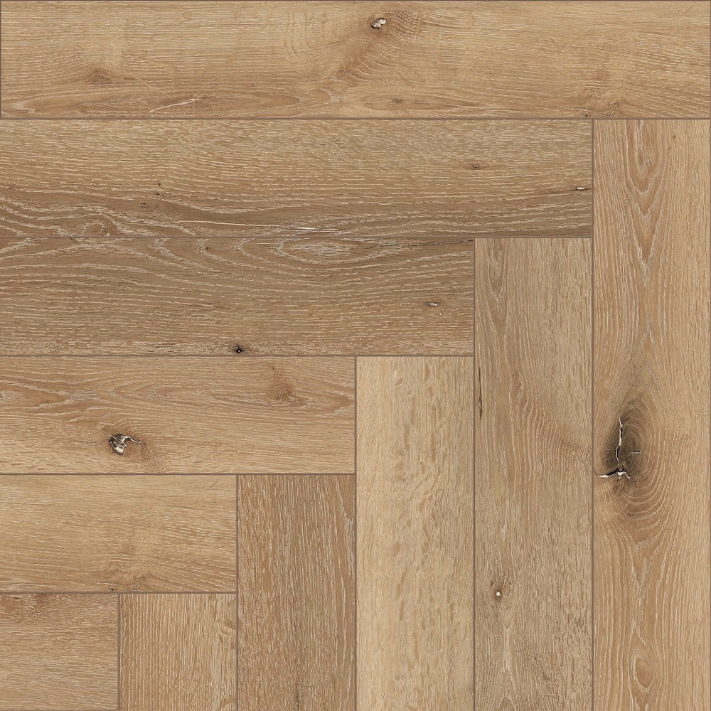 COREtec Naturals Herringbone Lumber LVT Flooring