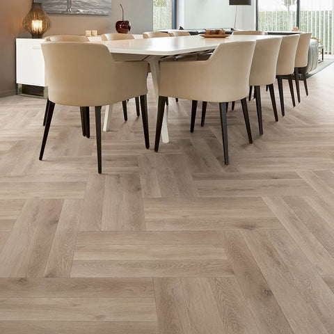 COREtec Naturals Herringbone Meadow LVT Flooring