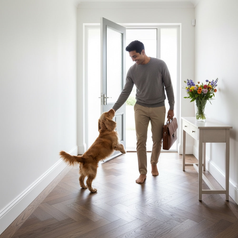 Elements Inspirations Herringbone Espresso EIH02 Glue Down LVT Vinyl Flooring