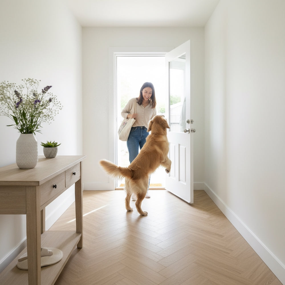Elements Inspirations Herringbone Sandy Oak EIH01 Glue Down LVT Vinyl Flooring