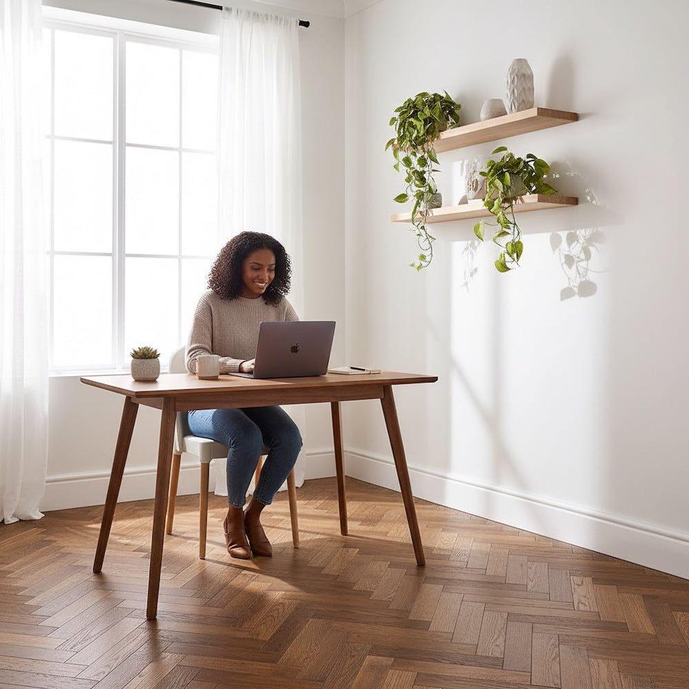 Herringbone Engineered Oak Flooring Alston Double Smoked 70mm x 18mm