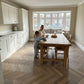 Herringbone Engineered Oak Flooring Dunwick Smoked Grey 90mm x 15mm