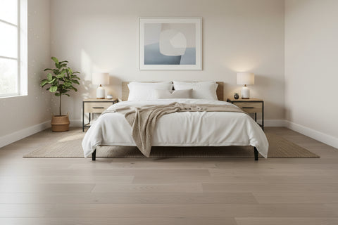 Lusso Uniqo Smoked Grey Whitewashed Engineered Oak