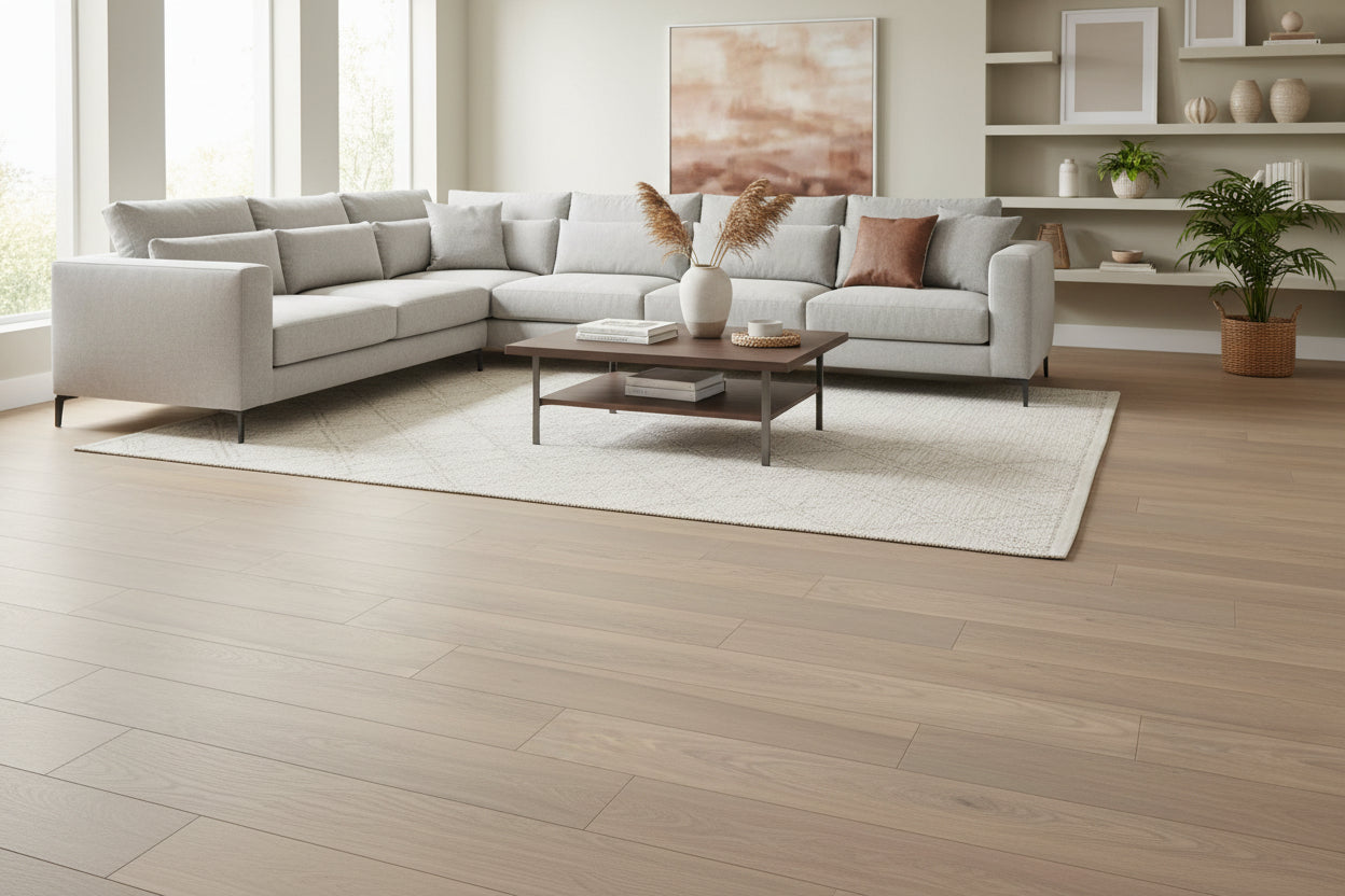 Lusso Uniqo Invisible Engineered Oak Flooring