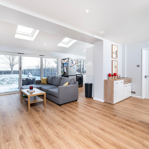 Job Lot - 26 Packs/56.65sqm of Lifestyle Floors Chelsea Stamford Oak Laminate Flooring