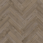 Lusso Naples Parquet Mulled Oak Glue Down LVT Vinyl Flooring