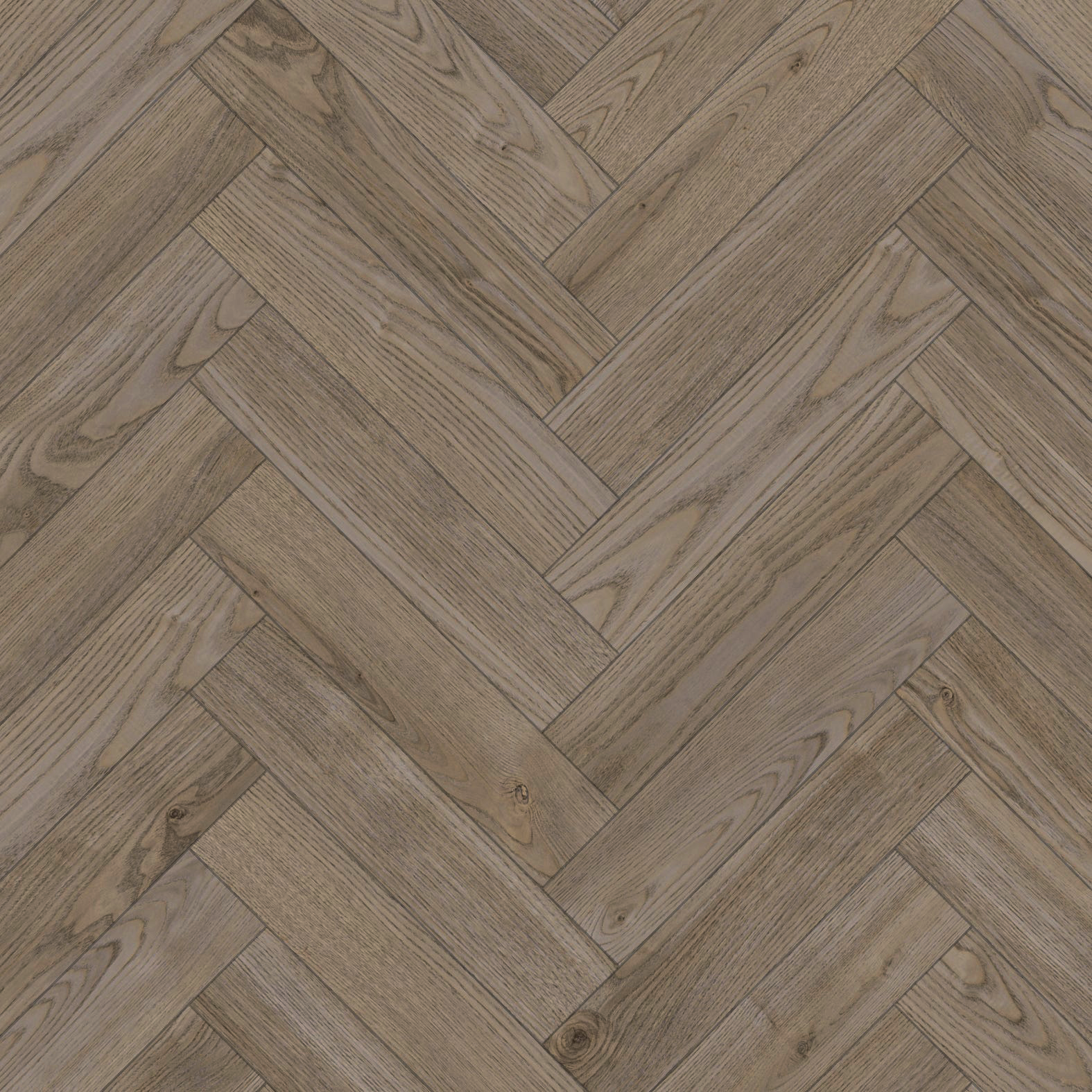 Lusso Naples Parquet Mulled Oak Glue Down LVT Vinyl Flooring