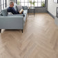 Lusso Flooring Siena Malmo Herringbone Laminate Flooring 12mm