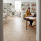 Lusso Flooring Siena Malmo Herringbone Laminate Flooring 12mm