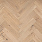 Lusso Verona Invisible Smooth Oiled Rustic Herringbone Solid Oak Flooring - (SAMPLE)