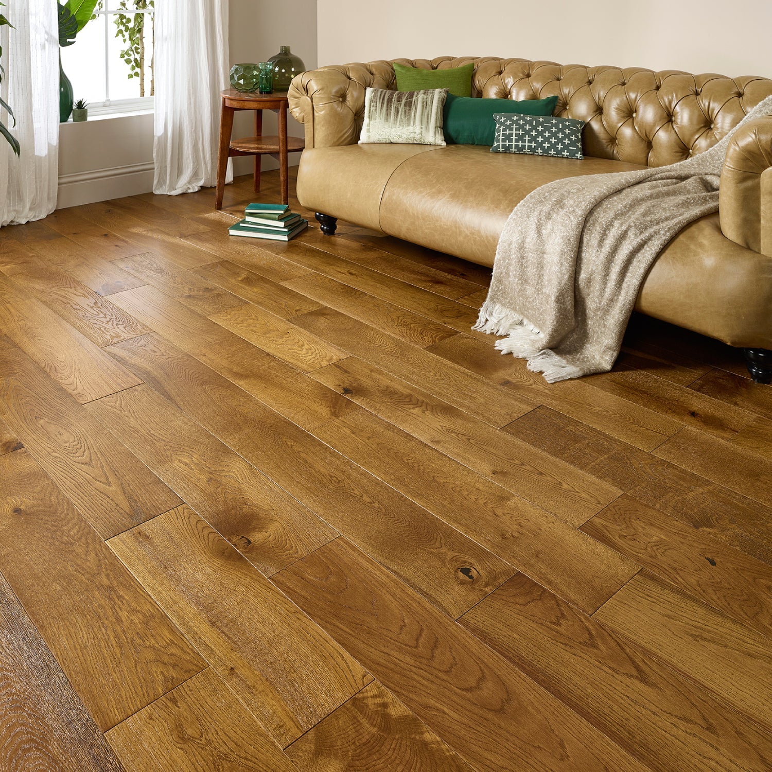 Lusso Modena Golden Engineered Oak 190mm - (SAMPLE)