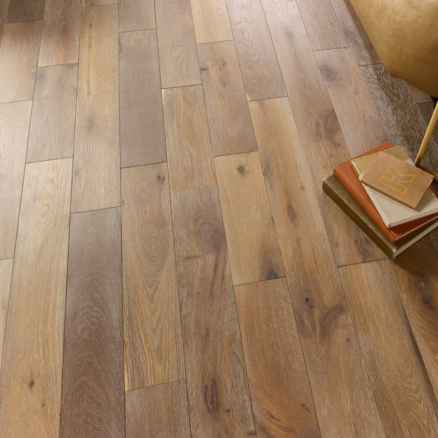 Modena Smoked Grey Brushed & Oiled Engineered Oak 125mm - (SAMPLE)