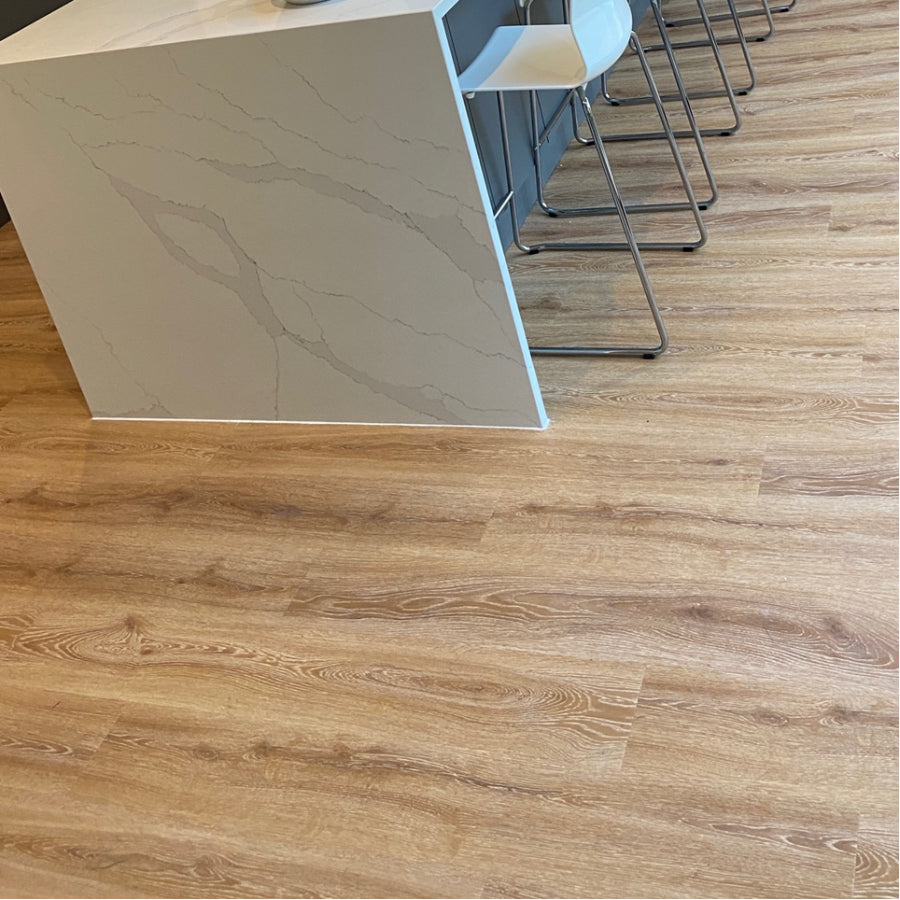 Portofino Sunshine Oak SPC Vinyl Click Flooring - (SAMPLE)