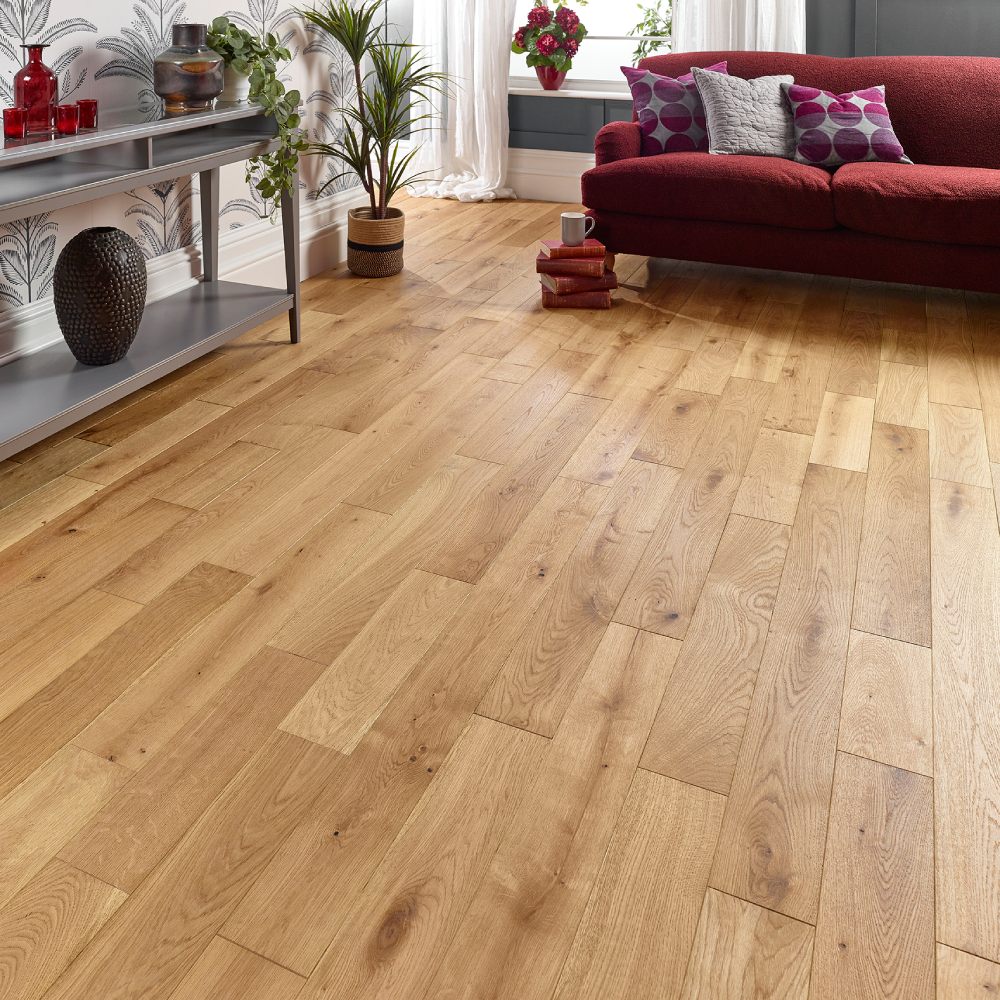 Lusso Sorrento Natural Brushed & Oiled Engineered Oak 125mm - (SAMPLE)