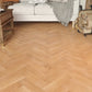 Lusso Venice Luxe Natural Oak Lacquered 20/6 mm Herringbone Engineered Wood Flooring