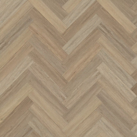Lusso Bari Liberty Elm Herringbone Glue Down LVT Vinyl Flooring