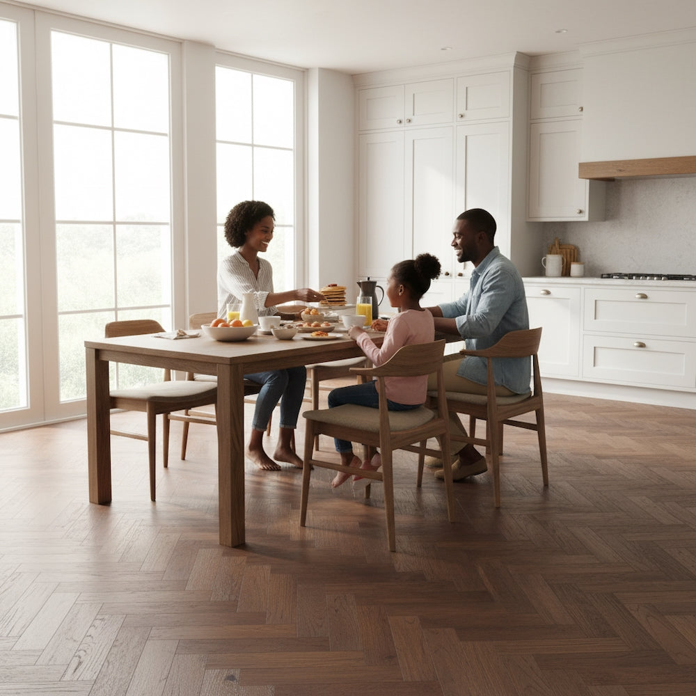 Lusso Carrara Luxe Antique Herringbone Engineered Oak